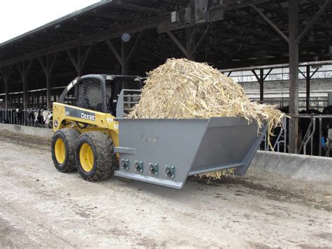 skid steer bedding spreader|hoover bale bedding spreader.